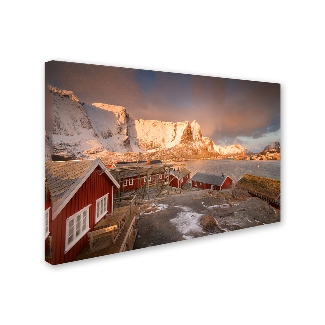 Philippe Sainte-Laudy Welcome to Reine Canvas Art 16 x 24 Image 2