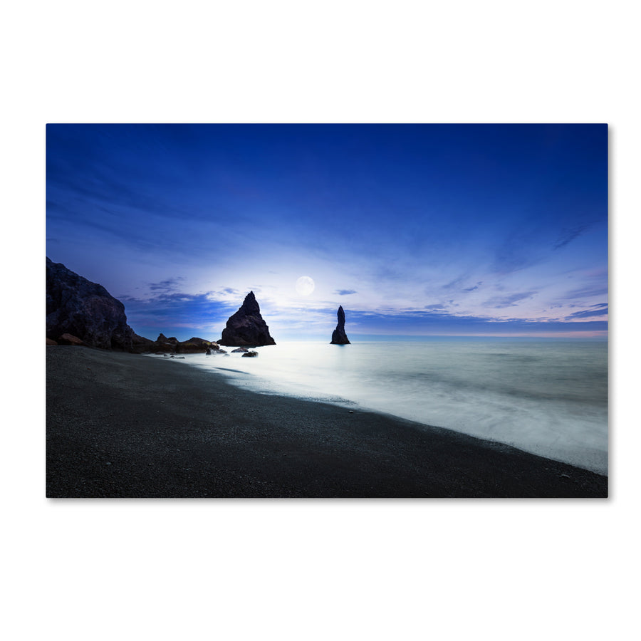 Philippe Sainte-Laudy Reynisdrangar Evening Canvas Art 16 x 24 Image 1