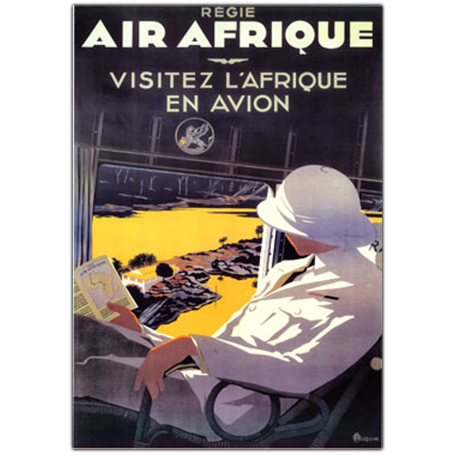 Air Afrique Canvas Art 16 x 24 Image 1