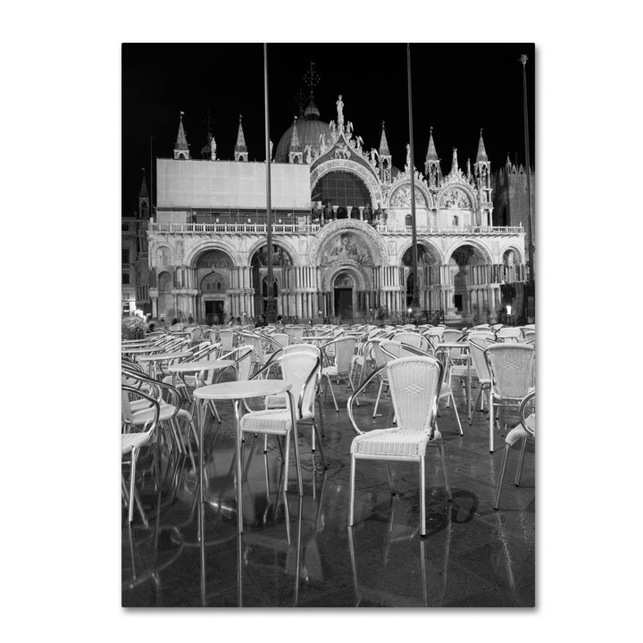 Moises Levy Chairs In San Marco Canvas Art 18 x 24 Image 1