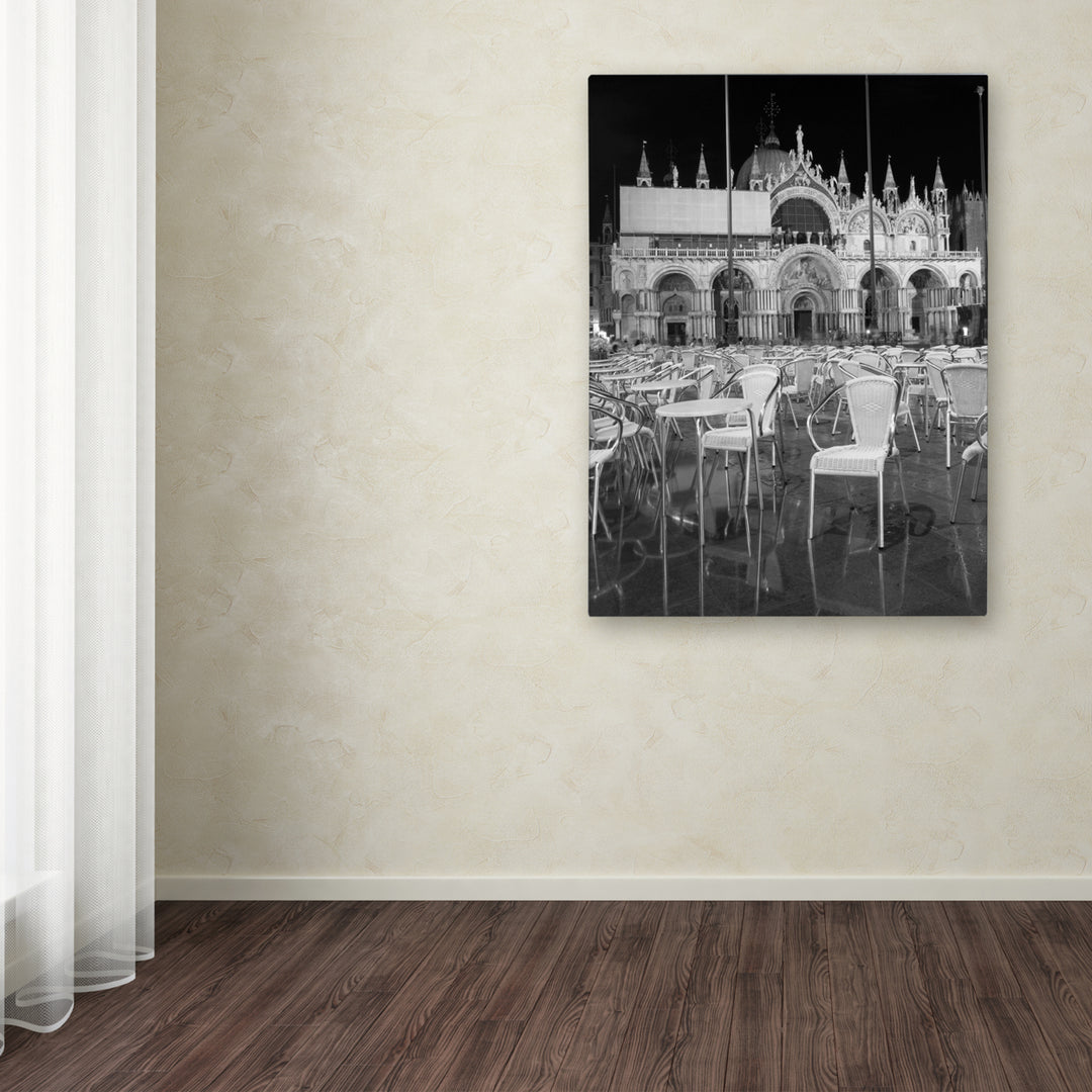 Moises Levy Chairs In San Marco Canvas Art 18 x 24 Image 3