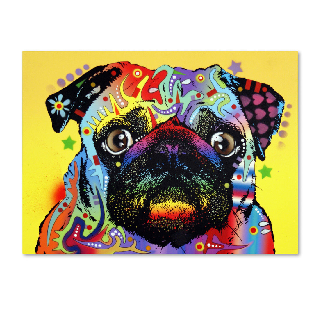 Dean Russo Pug Canvas Art 18 x 24 Image 1