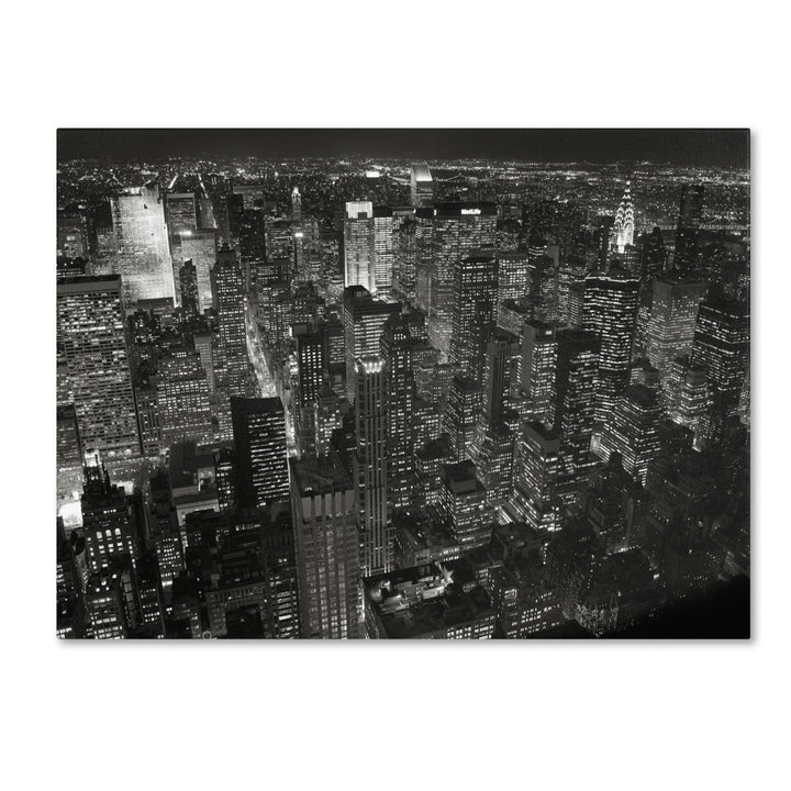 Chris Bliss Night Skyline Canvas Art 18 x 24 Image 1