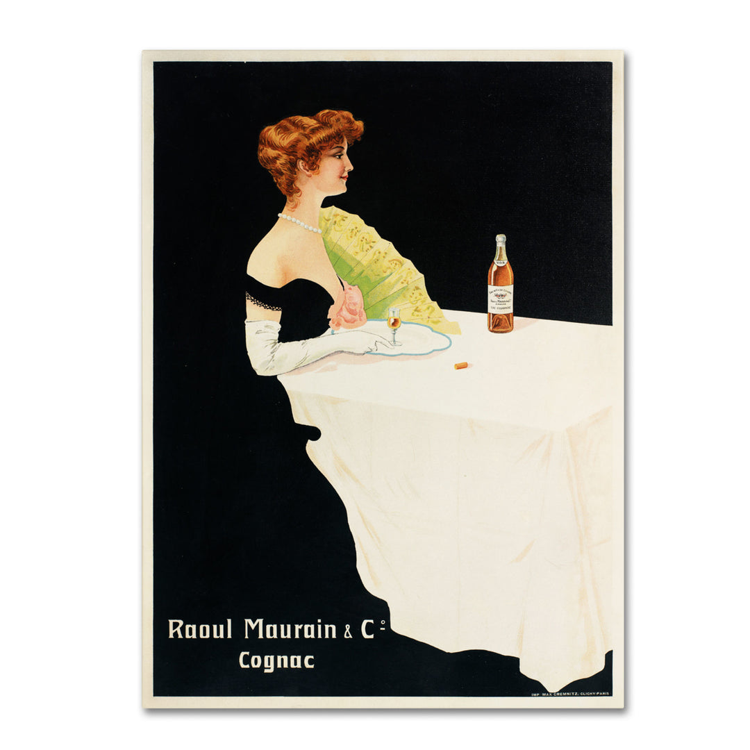 Raoul Maurain and Co Cognac Canvas Art 18 x 24 Image 1
