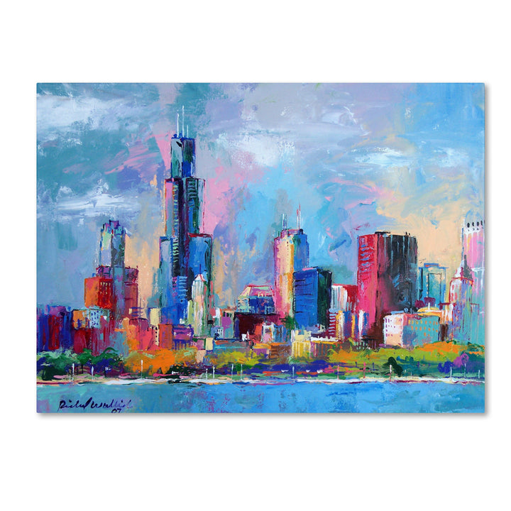 Richard Wallich Chicago 5 Canvas Art 18 x 24 Image 1