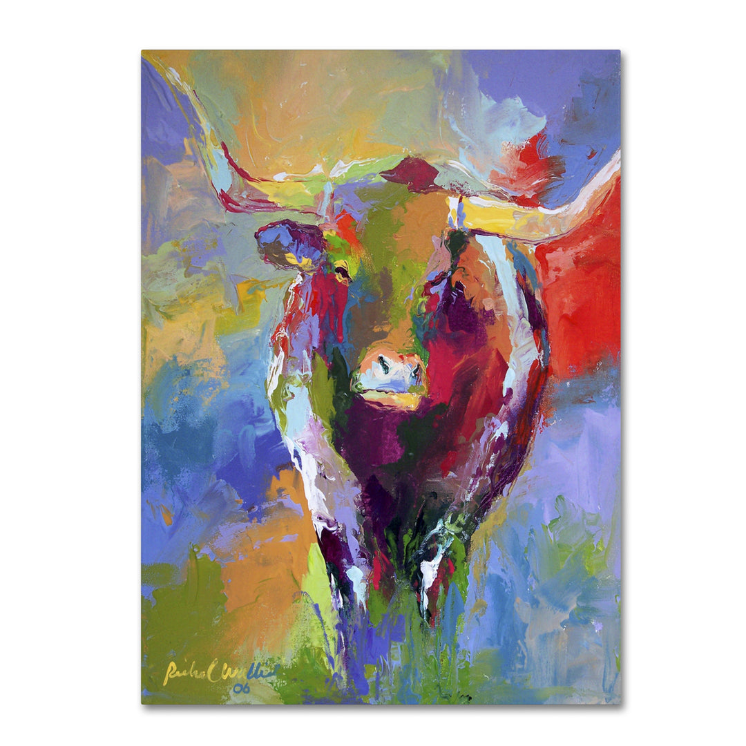 Richard Wallich Longhorn Canvas Art 18 x 24 Image 1