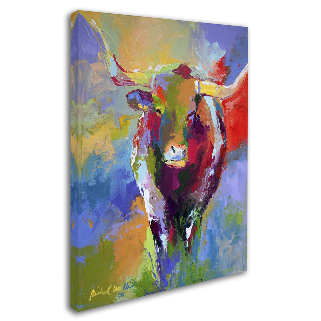 Richard Wallich Longhorn Canvas Art 18 x 24 Image 2