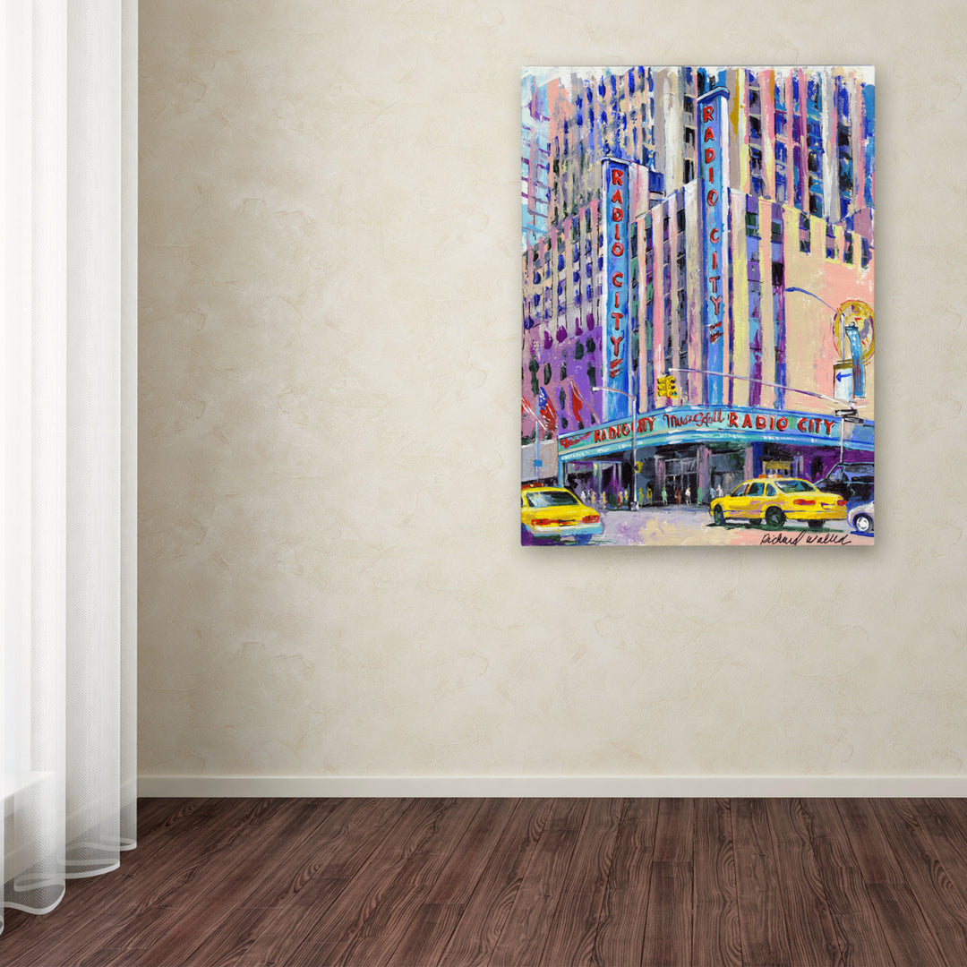 Richard Wallich Radio City Music Hall Canvas Art 18 x 24 Image 3