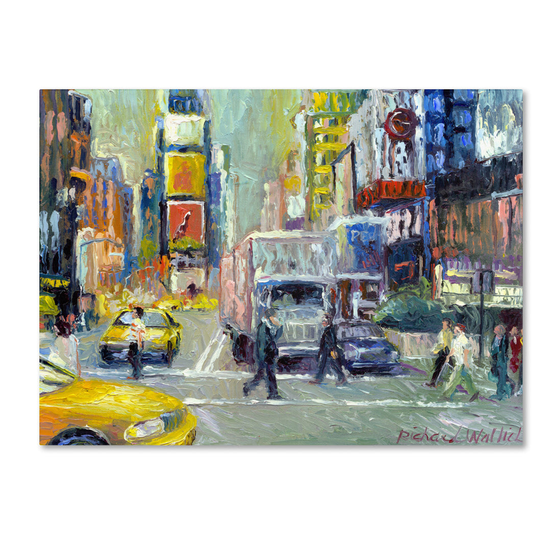 Richard Wallich Times Square Canvas Art 18 x 24 Image 1