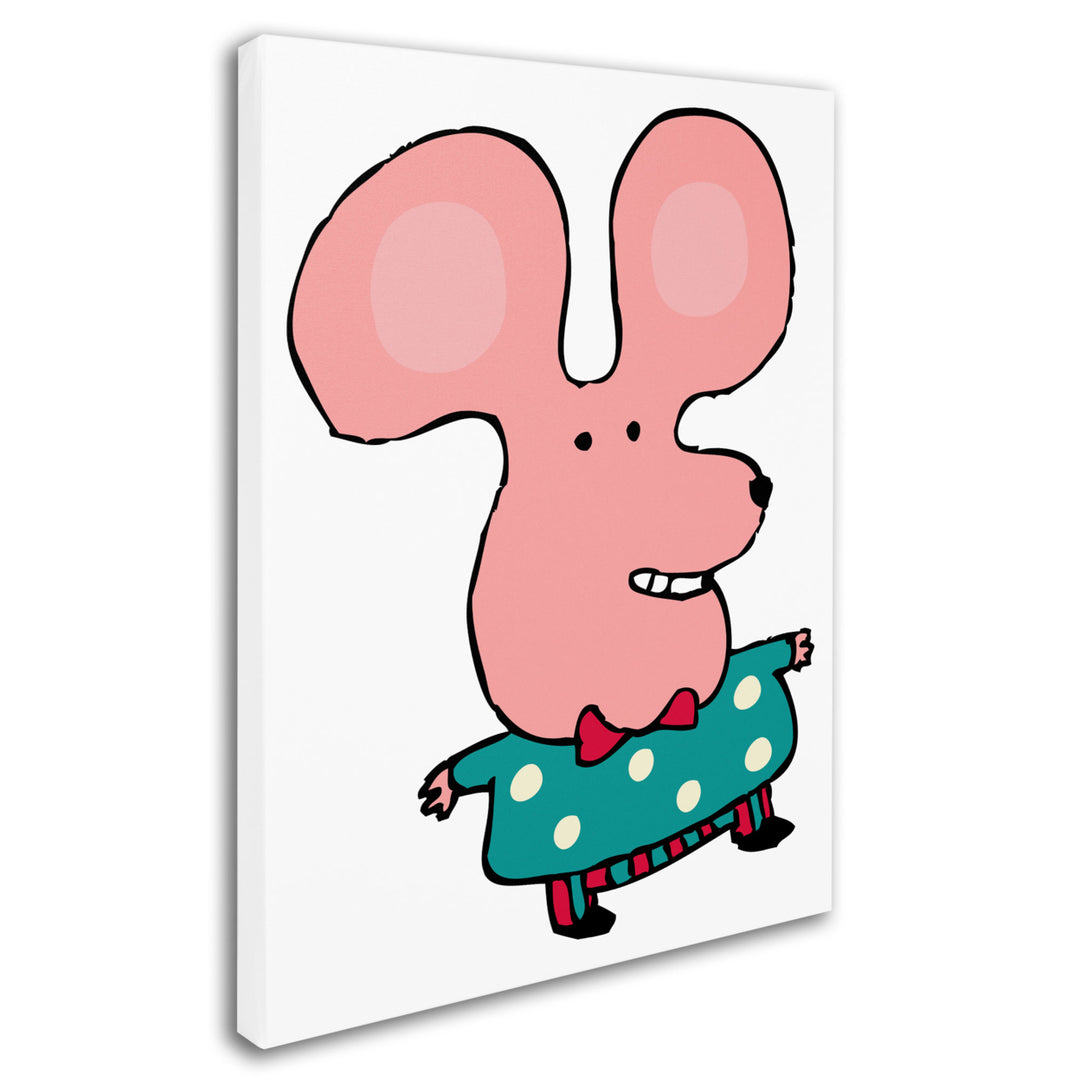 Carla Martell Happy Mr.Mouse Canvas Art 18 x 24 Image 2