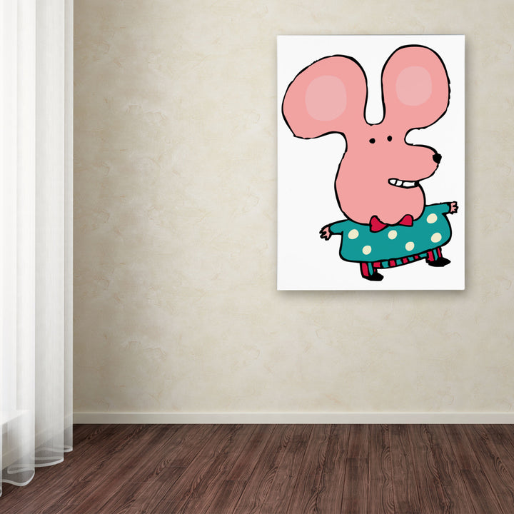 Carla Martell Happy Mr.Mouse Canvas Art 18 x 24 Image 3