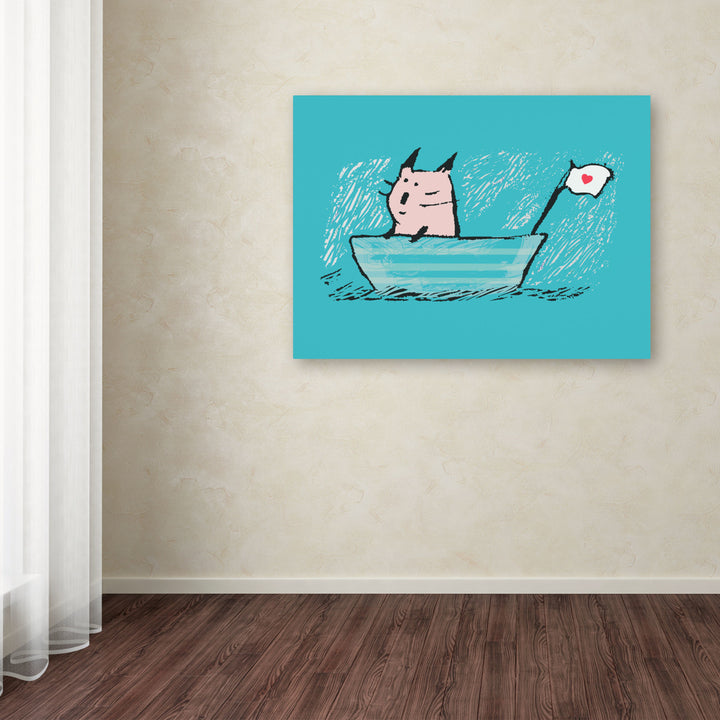 Carla Martell Sweet Sailor Cat Canvas Art 18 x 24 Image 3