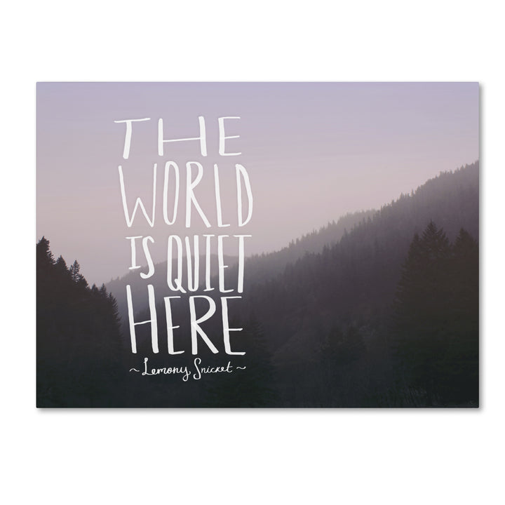 Leah Flores The World is Quiet Here Canvas Art 18 x 24 Image 1