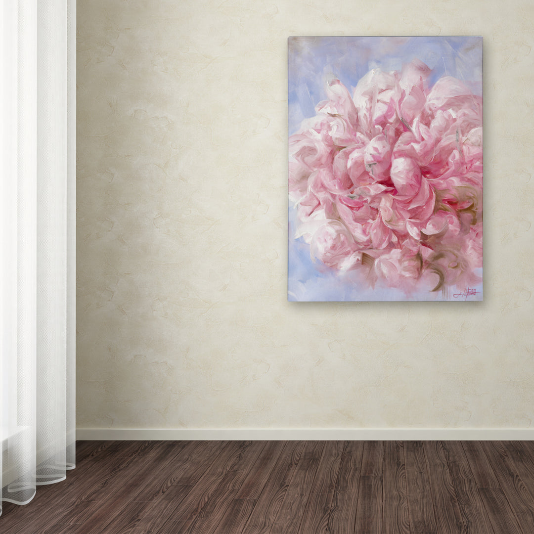 Li Bo Pink Peonie I Canvas Art 18 x 24 Image 3