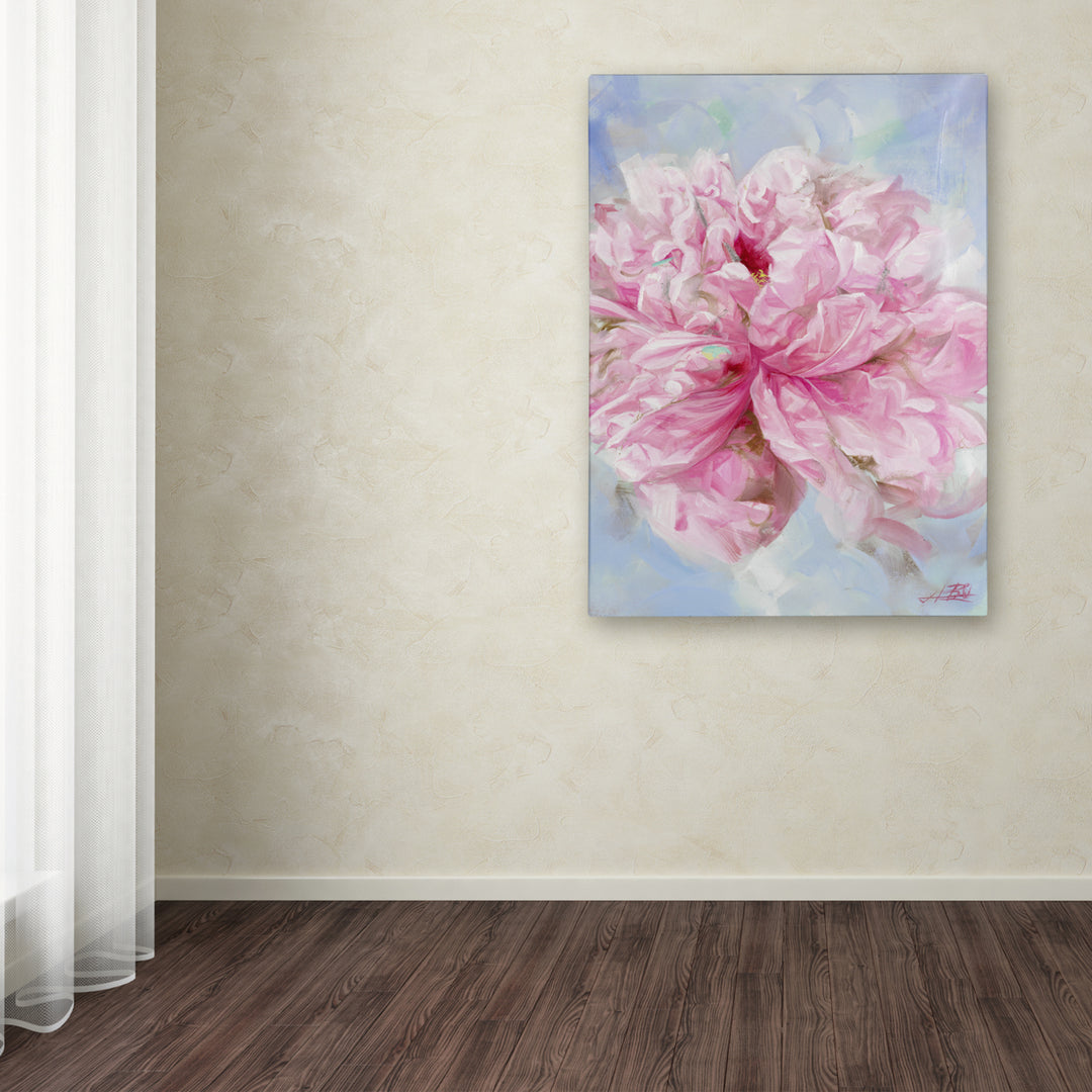 Li Bo Pink Peonie II Canvas Art 18 x 24 Image 3