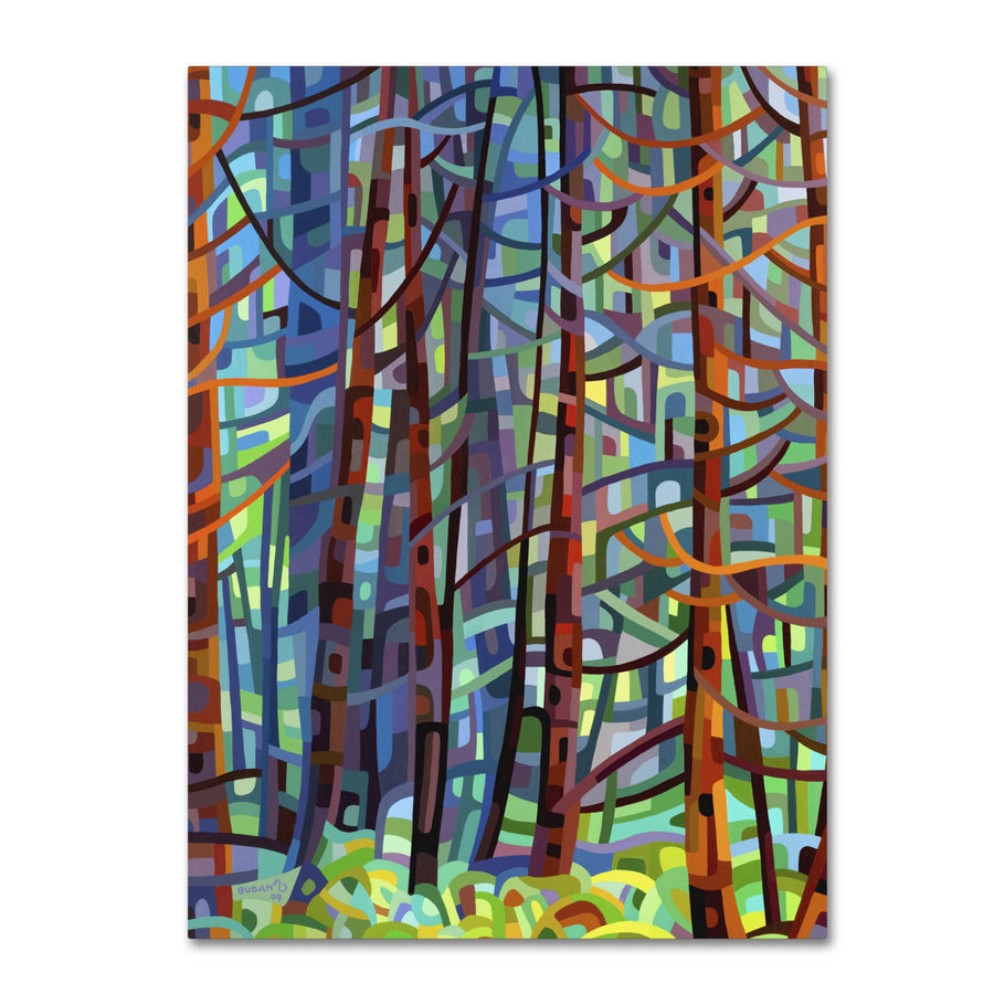 Mandy Budan In A Pine Forest Canvas Art 18 x 24 Image 1