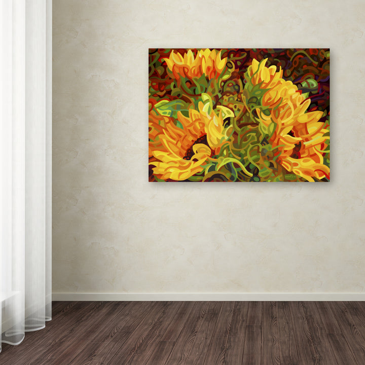 Mandy Budan Four Sunflowers Canvas Art 18 x 24 Image 3