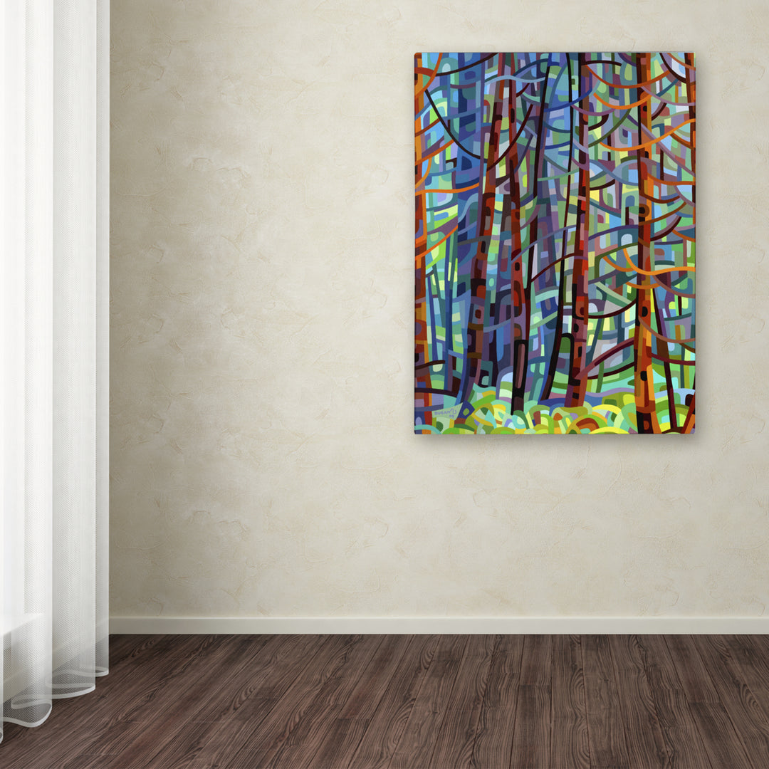 Mandy Budan In A Pine Forest Canvas Art 18 x 24 Image 3