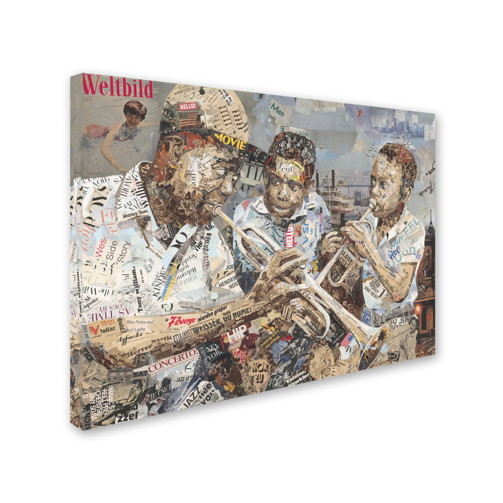 Ines Kouidis Blues Boys Canvas Art 18 x 24 Image 2