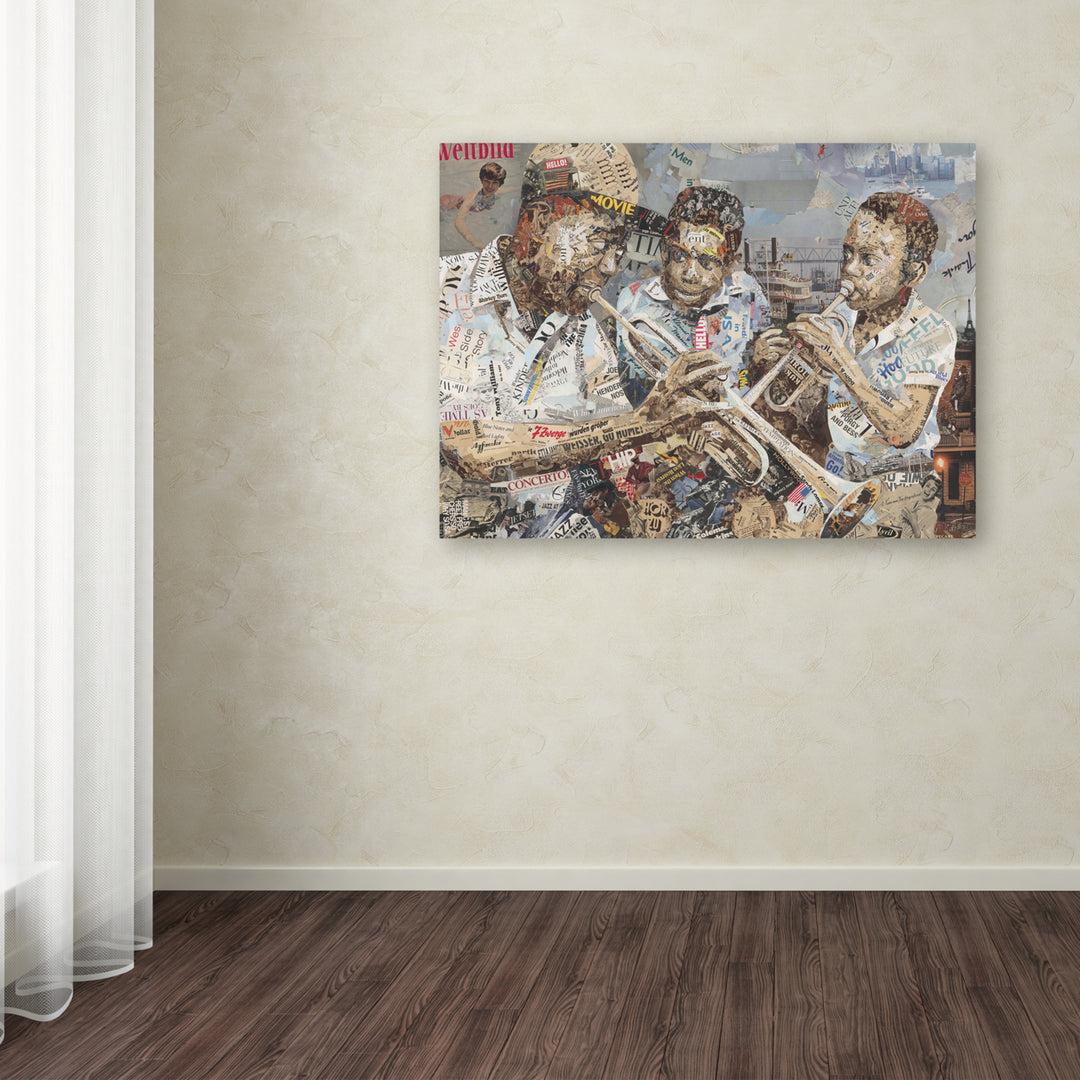 Ines Kouidis Blues Boys Canvas Art 18 x 24 Image 3