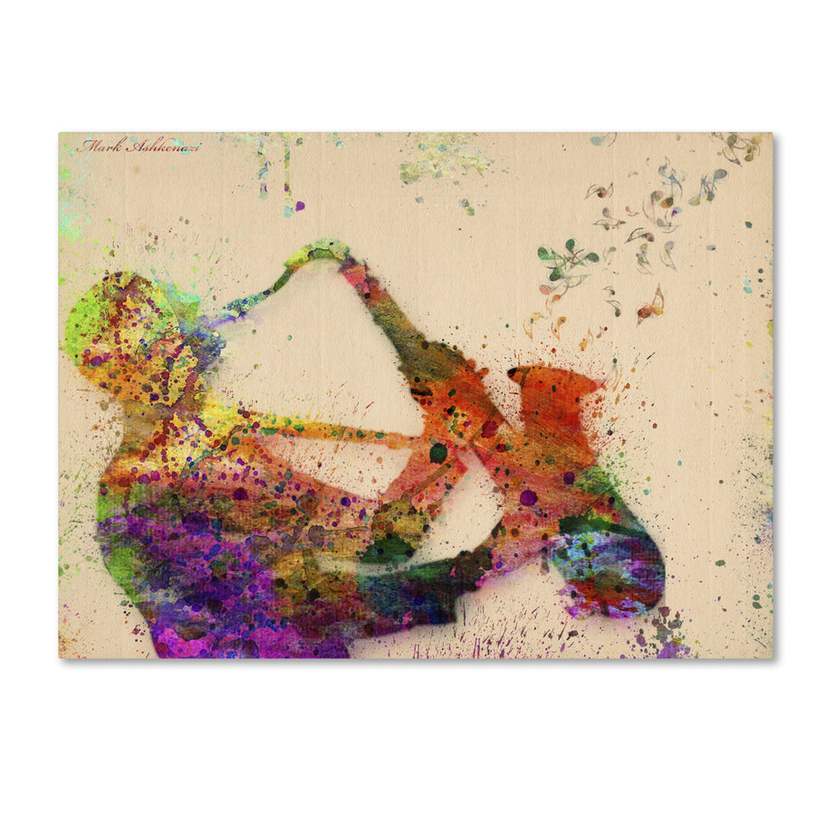 Mark Ashkenazi Saxophone Canvas Art 18 x 24 Image 1