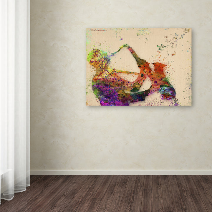 Mark Ashkenazi Saxophone Canvas Art 18 x 24 Image 3