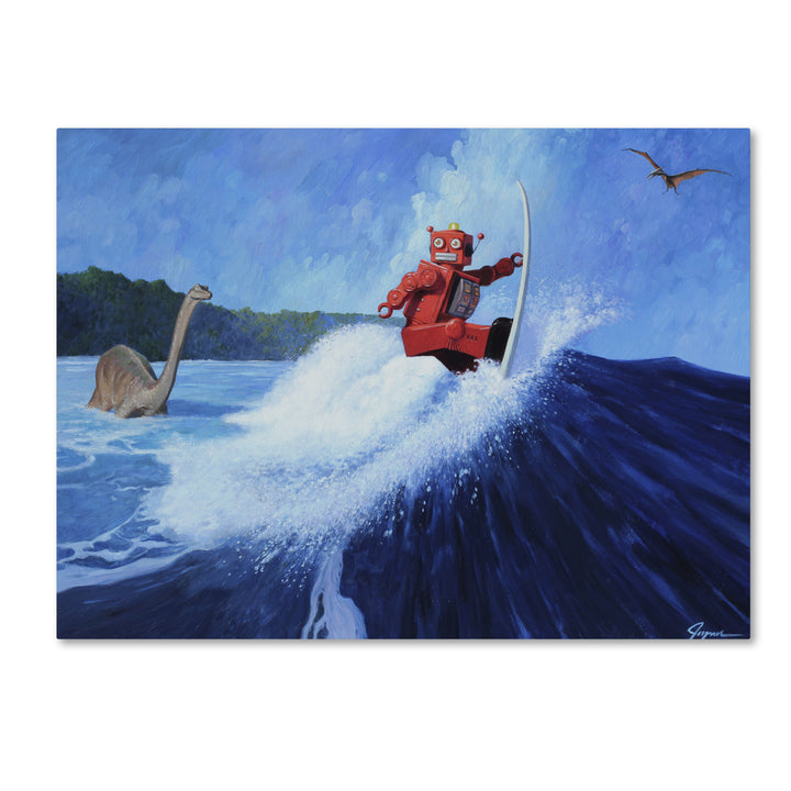 Eric Joyner Surfs Up Canvas Art 18 x 24 Image 1