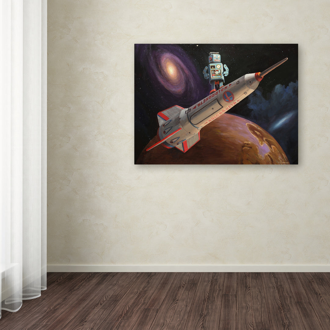 Eric Joyner Rocket Surfer Canvas Art 18 x 24 Image 3