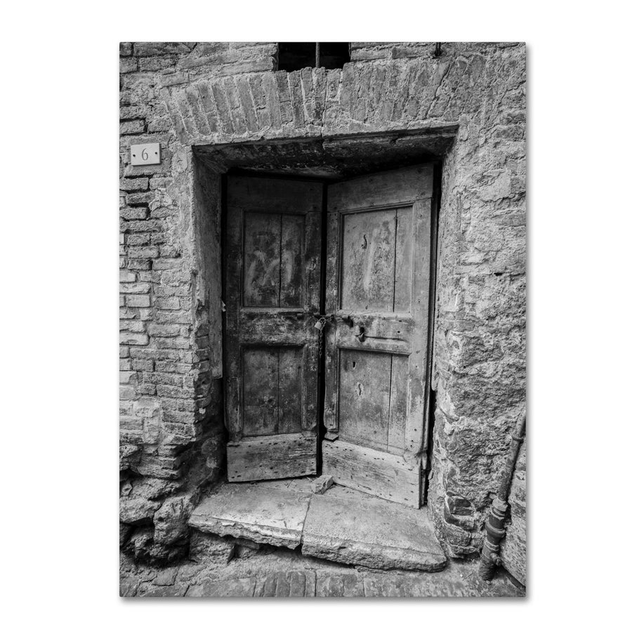 Moises Levy Siena Door Canvas Art 18 x 24 Image 1