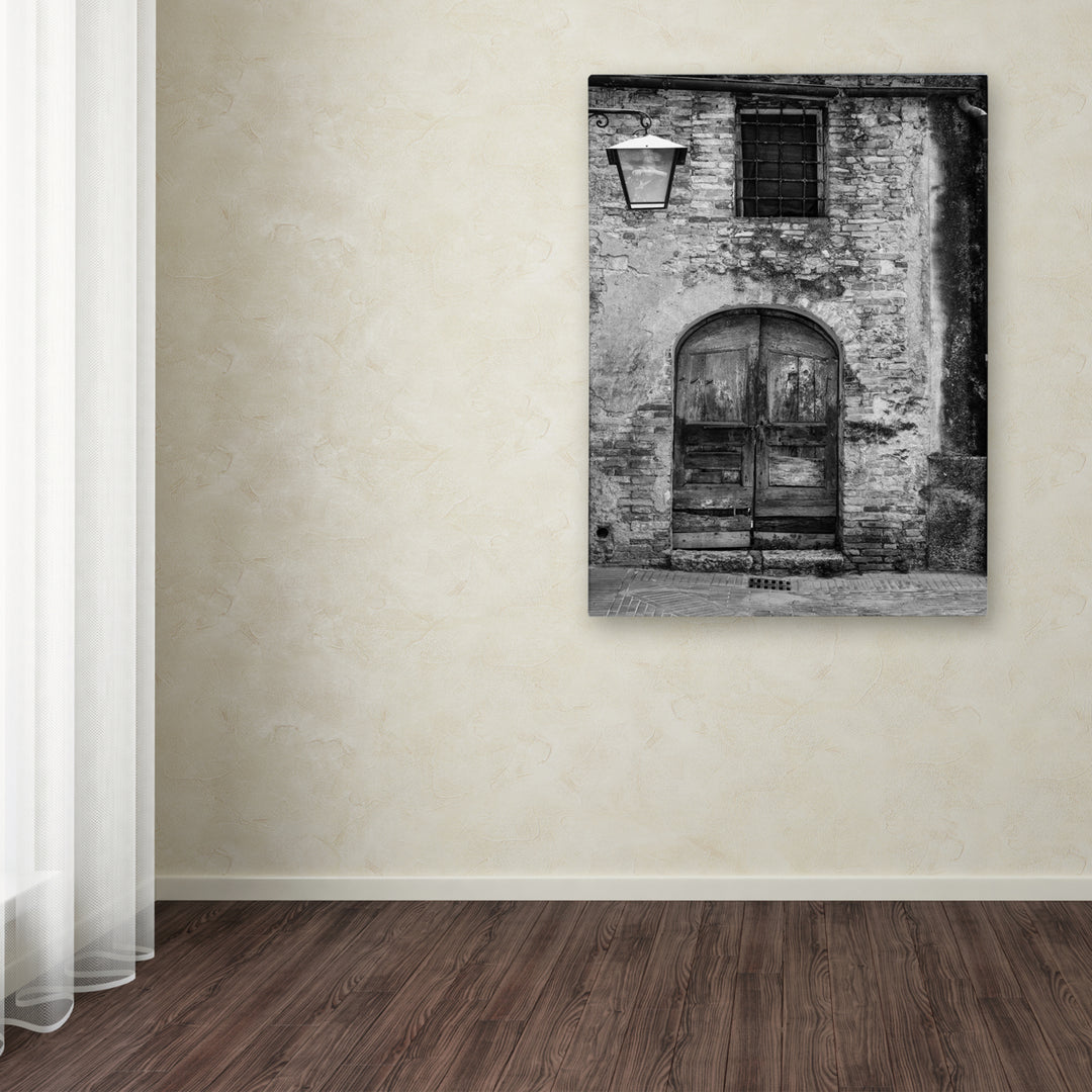 Moises Levy San Gimignano Door Canvas Art 18 x 24 Image 3