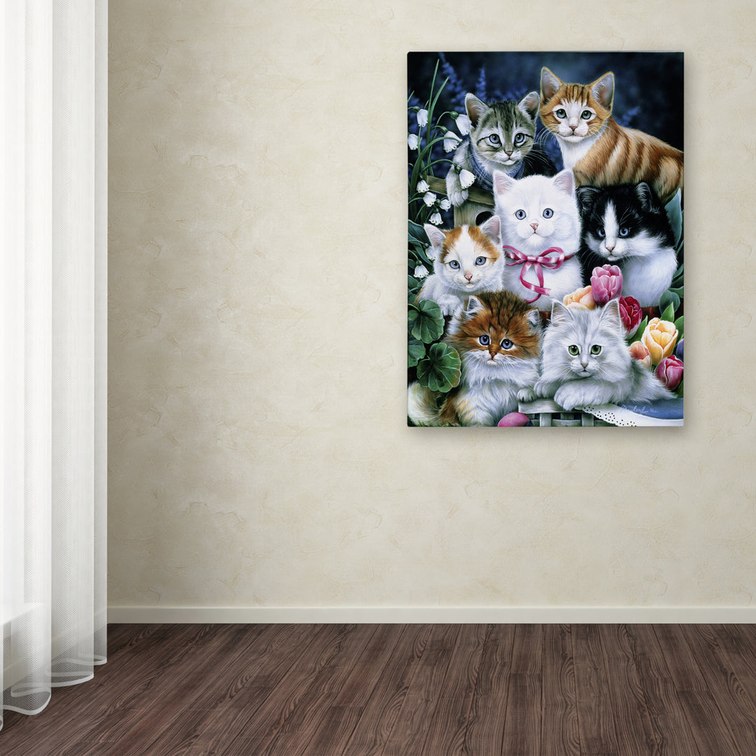 Jenny Newland Kittens Canvas Art 18 x 24 Image 3