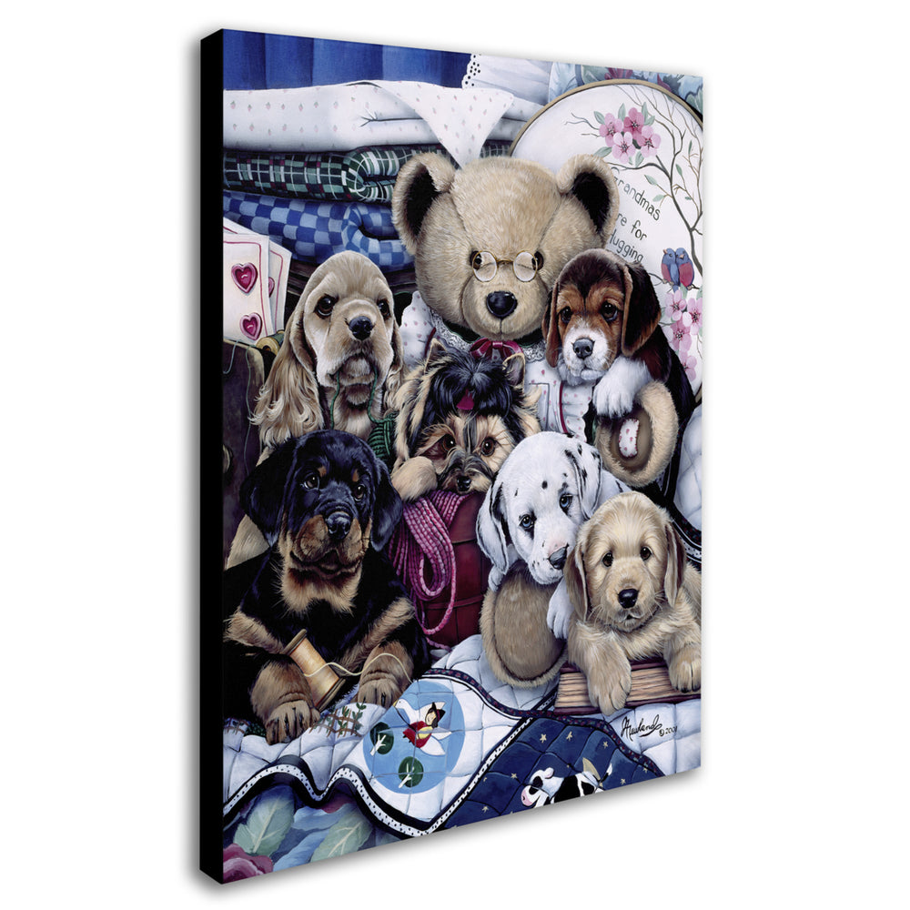 Jenny Newland Puppy Party Canvas Art 18 x 24 Image 2