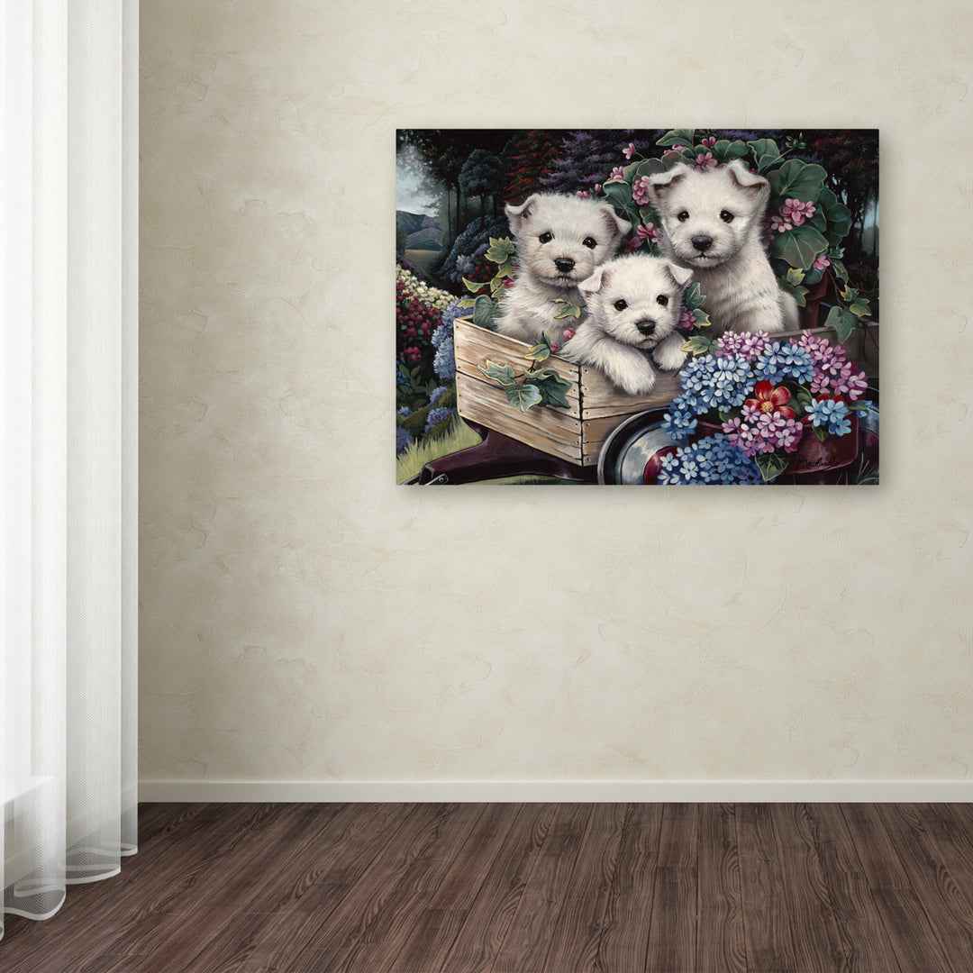 Jenny Newland Lovable Westies Canvas Art 18 x 24 Image 3