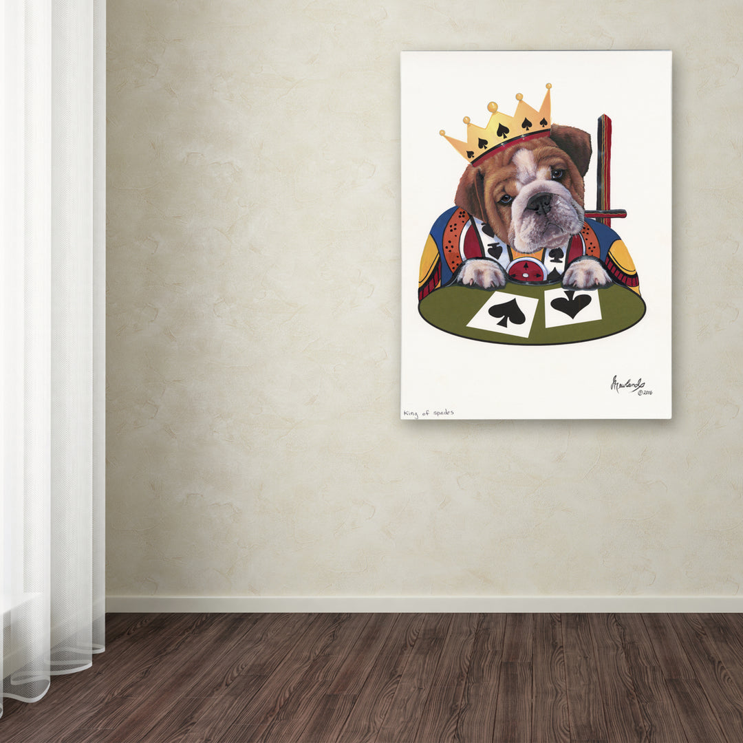 Jenny Newland King Of Spades Canvas Art 18 x 24 Image 3