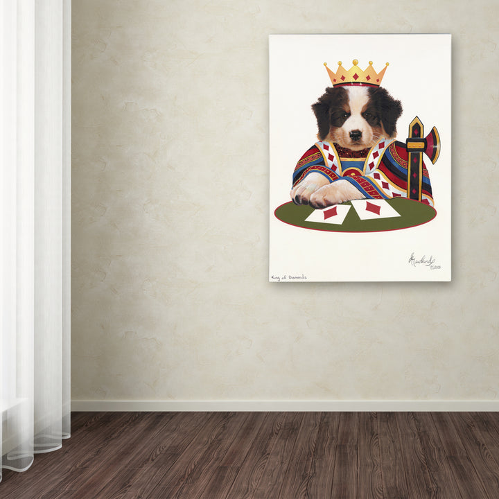 Jenny Newland King Of Diamonds Canvas Art 18 x 24 Image 3