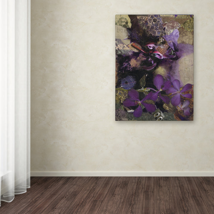 Nick Bantock Purple Botanical Canvas Art 18 x 24 Image 3