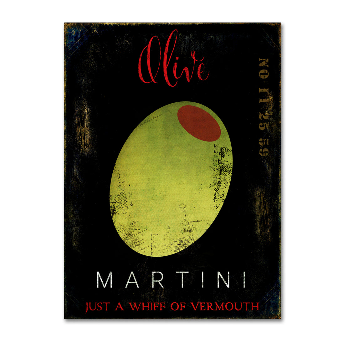 Color Bakery Olive Martini I Canvas Art 18 x 24 Image 1