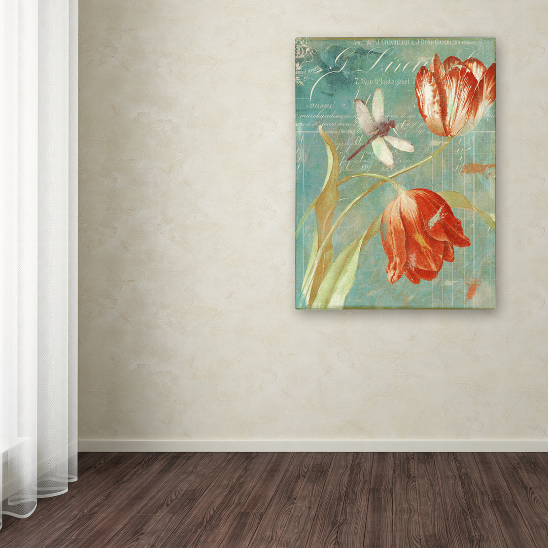 Color Bakery Mandarin Tulips Canvas Art 18 x 24 Image 3