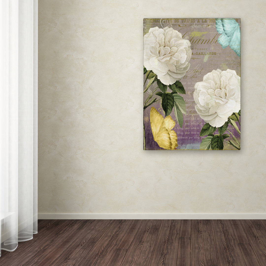 Color Bakery White Roses Canvas Art 18 x 24 Image 3