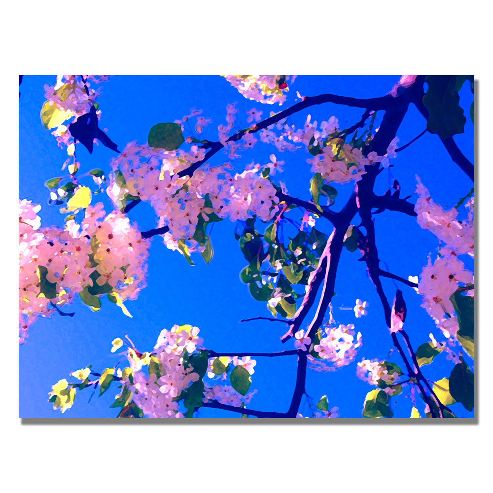 Amy Vangsgard  Pink Flowering Canvas Art 18 x 24 Image 1