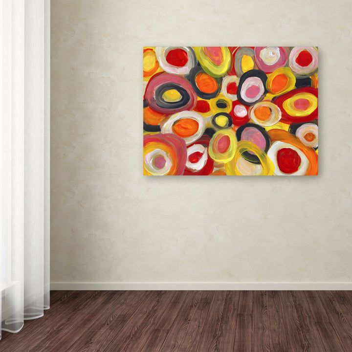 Amy Vangsgard Colorful Abstract Circles Canvas Art 18 x 24 Image 3