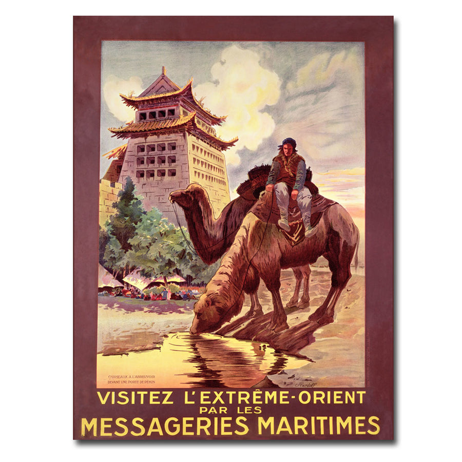 Ruedolf Messageries Maritimes 1920 Canvas Art 18 x 24 Image 1