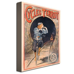 Cycles Terrot 1900 Canvas Art 18 x 24 Image 3