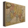 Paris Guillaume Delilse Map of Asia, 1700 Canvas Art 18 x 24 Image 2