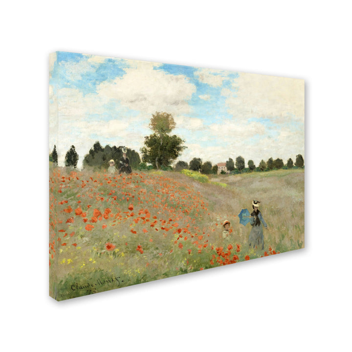 Claude Monet Wild Poppies Near Argenteuil Canvas Art 18 x 24 Image 2