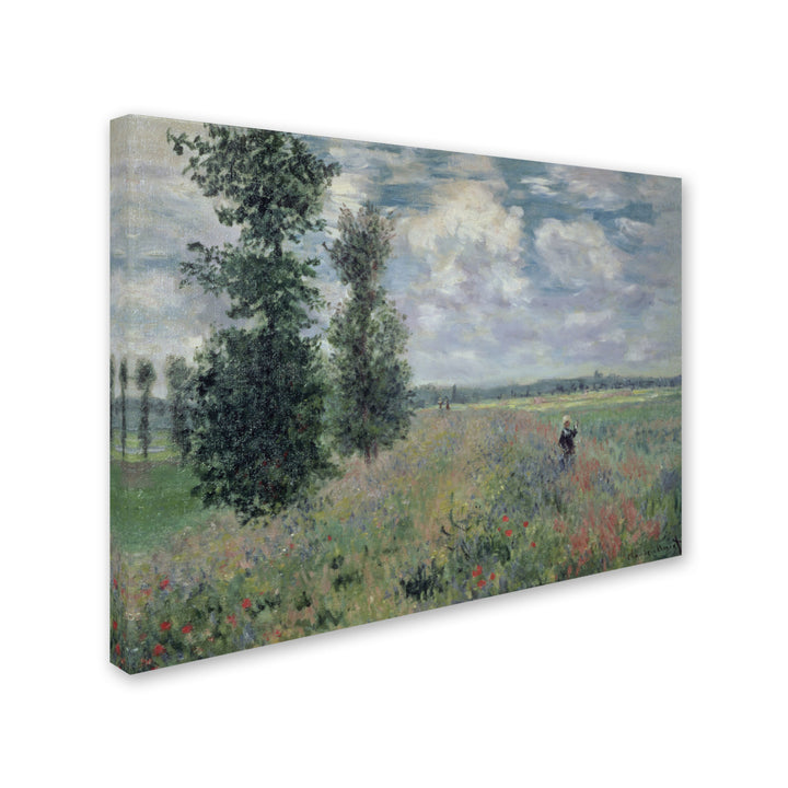 Claude Monet The Poppy Field Canvas Art 18 x 24 Image 2