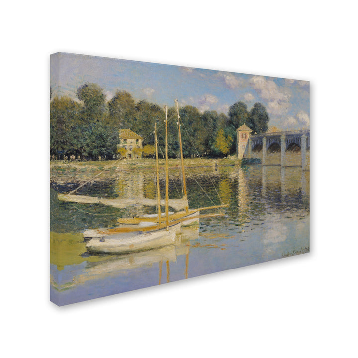Claude Monet The Bridge at Argenteuil Canvas Art 18 x 24 Image 2