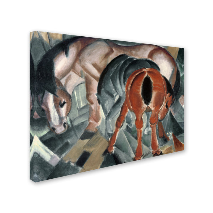 Franz Marc Horse With Two Foals 1912 Canvas Art 18 x 24 Image 2