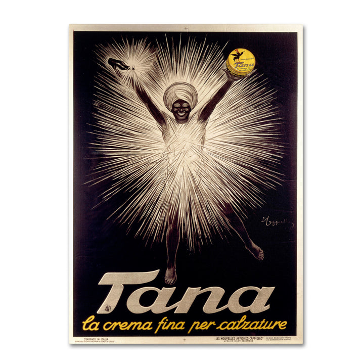 Leonetto Cappiello Advertisement for Tana Canvas Art 18 x 24 Image 1