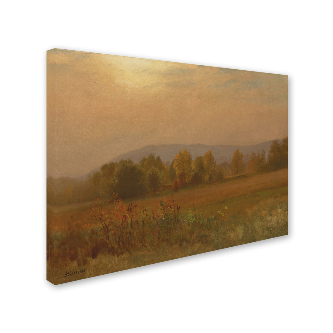 Albert Bierstadt Autumn Landscape  England Canvas Art 18 x 24 Image 2